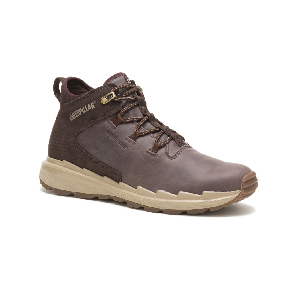 Caterpillar Stratify Wp - Mens Sneakers - Coffee - NZ (107ITZNQP)